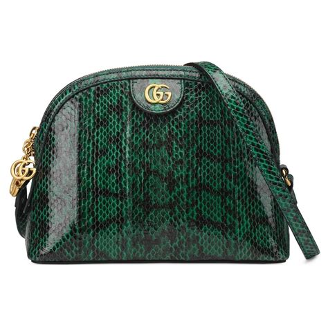 green bag gucci|green Gucci bag with snake.